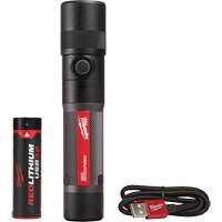 1100L Twist Focus Flashlight, LED, 1100 Lumens, Rechargeable Batteries Cam Industrial