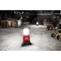 M18 Radius Site Light & Charger with One-Key, LED, 4800/9000/2500 Lumens, Plastic Housing Cam Industrial