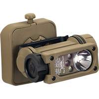 Sidewinder Compact&reg; II Military Model Hands Free Light, LED, 55 Lumens, 6 Hrs. Run Time, AA Batteries Cam Industrial