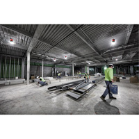 Lampe de chantier temporaire RADIUS, DEL, 130 W, 15000 lumens Cam Industrial