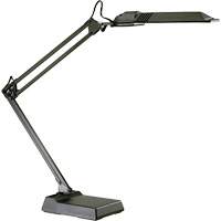 Fluorescent Extended Reach Desk Lamp, 13 W, Fluorescent/LED, 36" Neck, Black XJ106 | Cam Industrial