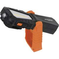 Rechargeable COB Work Light with Magnetic Pivot Base, LED, 240 Lumens, Plastic Housing XJ168 | Cam Industrial