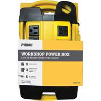 Workshop Power Box, 8 Outlet(s), 6', 15 Amps, 1875 W, 125 V XC040 | Cam Industrial