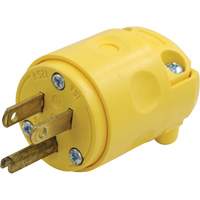 Replacement Plug, PVC, 15 A, 125 V XJ241 | Cam Industrial