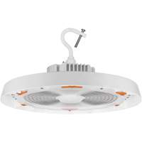 UFO High Bay Light, LED, 120 - 347 V, 200 W, 7.3" H x 11" W Cam Industrial