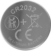 CR2032 Lithium Battery, 3 V Cam Industrial
