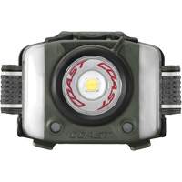 Lampe frontale FL97R &agrave; trois couleurs avec syst&egrave;me Twist Focus et commande vocale, DEL, 830 lumens, 2 hres de fonctionnement, piles Rechargeable Cam Industrial