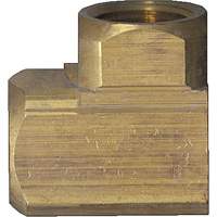 Extruded 90° Elbow Pipe Fitting, FPT, Brass, 1/8" Cam Industrial