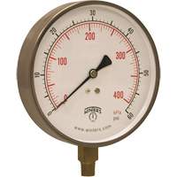 Stainless Steel Pressure Gauge, 2-1/2" , 30" Hg Vac., Bottom Mount, Liquid Filled Analogue Cam Industrial