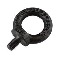 Eye Bolt, 1/8" Dia., 1/2" L, Uncoated Natural Finish, 300 lbs. (0.15 tons) Capacity Cam Industrial