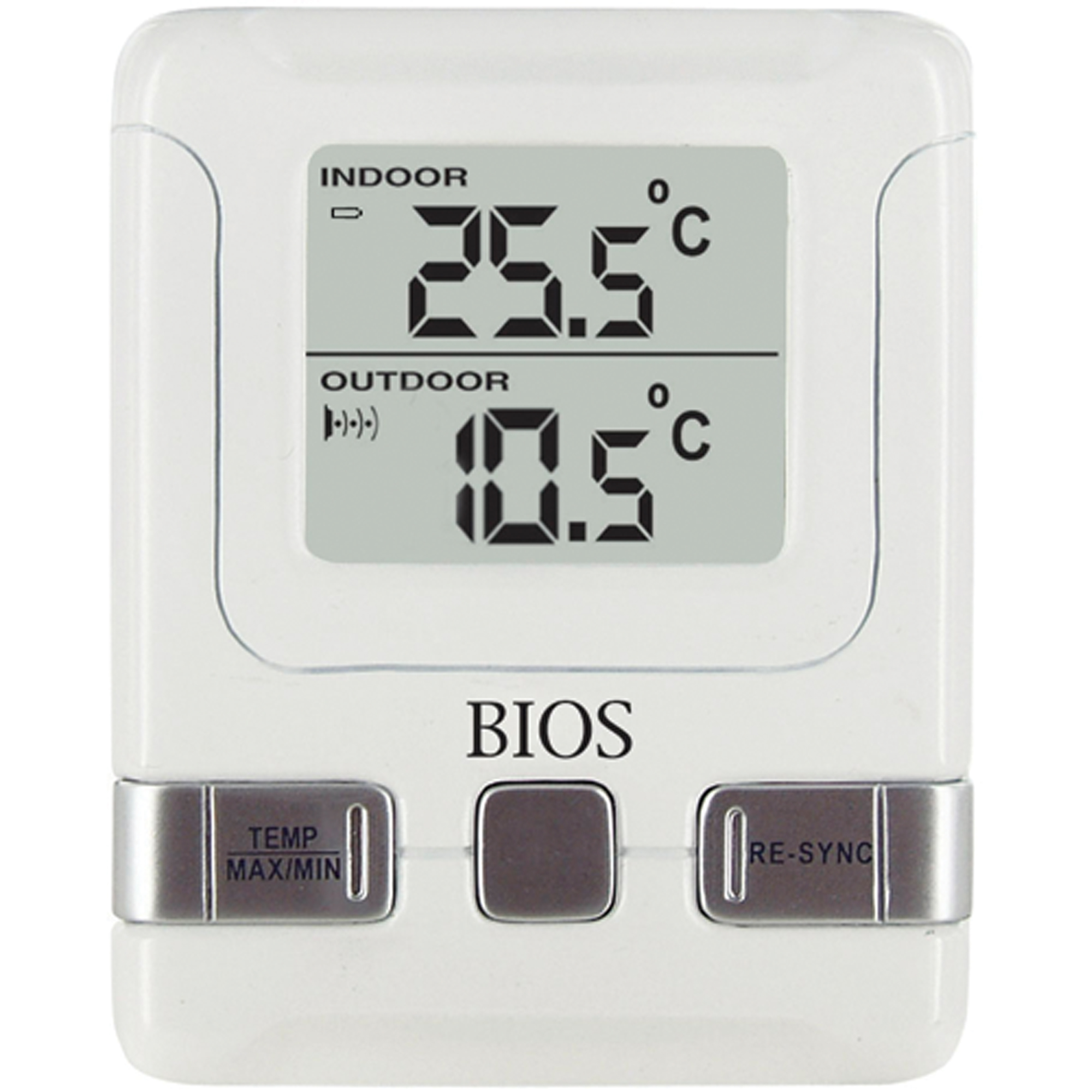 BIOS Indoor/Outdoor Wireless Thermometers, Contact, Digital, 58158°F