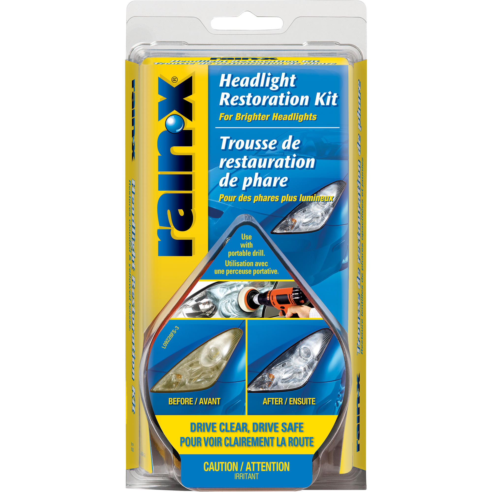 RainX Headlight Restoration Kit Cam Industrial